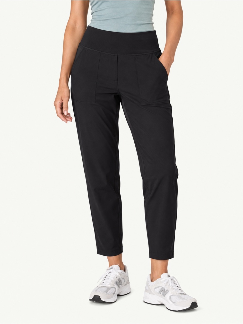 Patagonia Women’s Happy Hike Studio Pants Black Elastic Waist Size XS *491